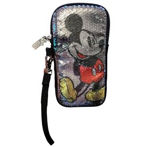 Disney Parks Mickey Mouse Sequin Smartphone Case, Wristlet, AirPods Case, Cash
